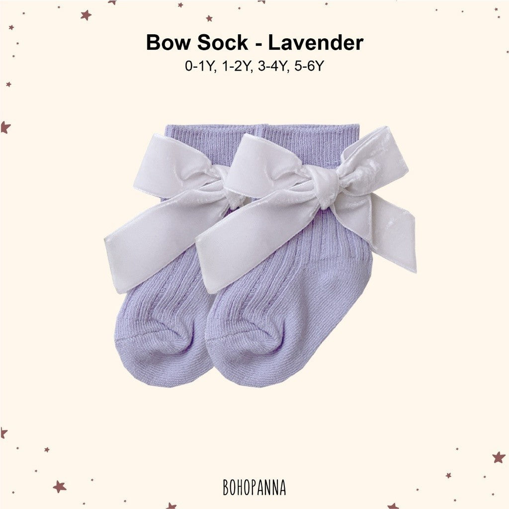 BOHOPANNA - BOW SOCK - Kaos Kaki Bayi Anak Perempuan
