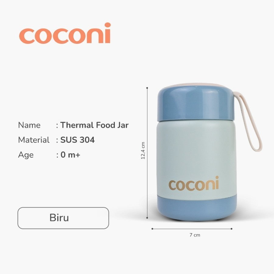 COCONI Thermal Food Jar Thermos | Termos Makan Sup MPASI 300ml