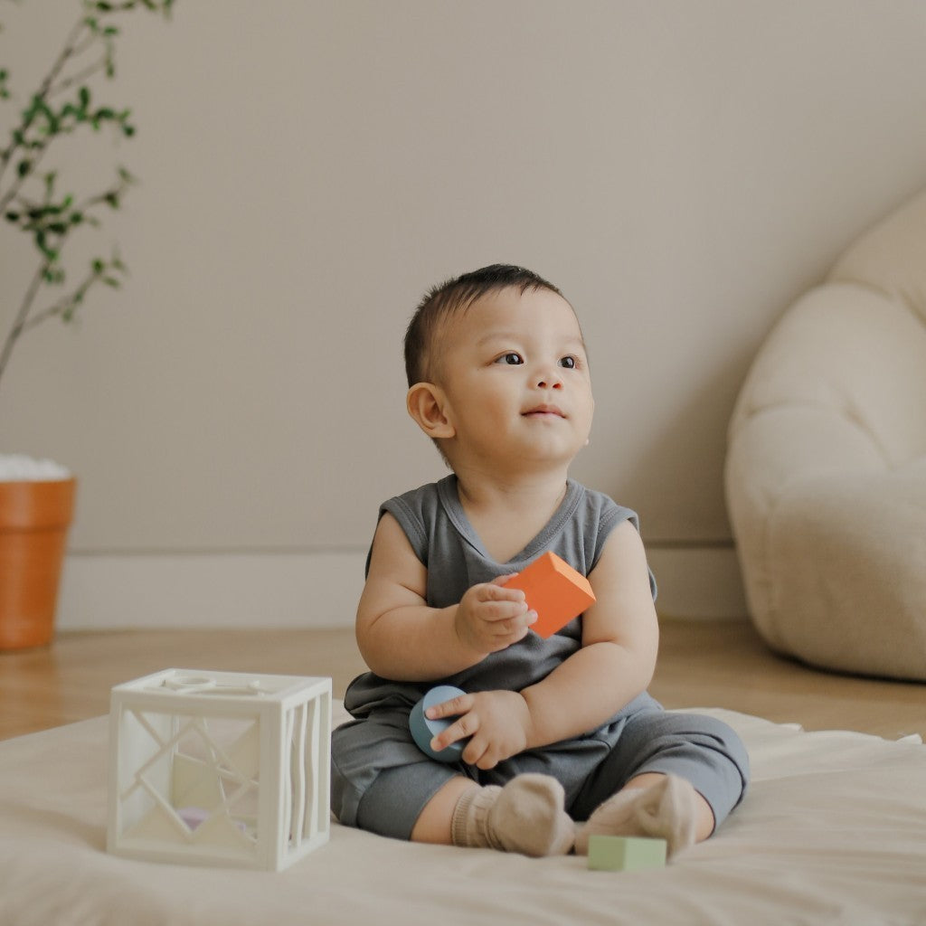 Learning Time Shape Container Turning 1 Series - Mainan Belajar Bentuk & Kognitif Bayi Usia 9-18 Bulan