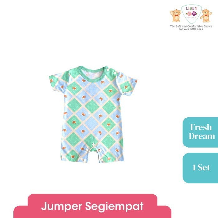 LIBBY Baju Kodok Segiempat Motif Fresh Dream (1 pcs)