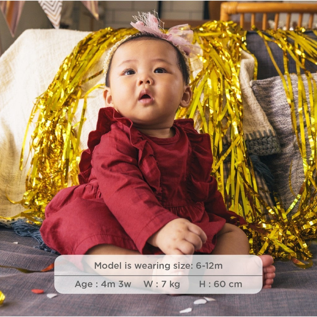Little Palmerhaus - Grace Ruffle Dress (Dress Bayi Perempuan)
