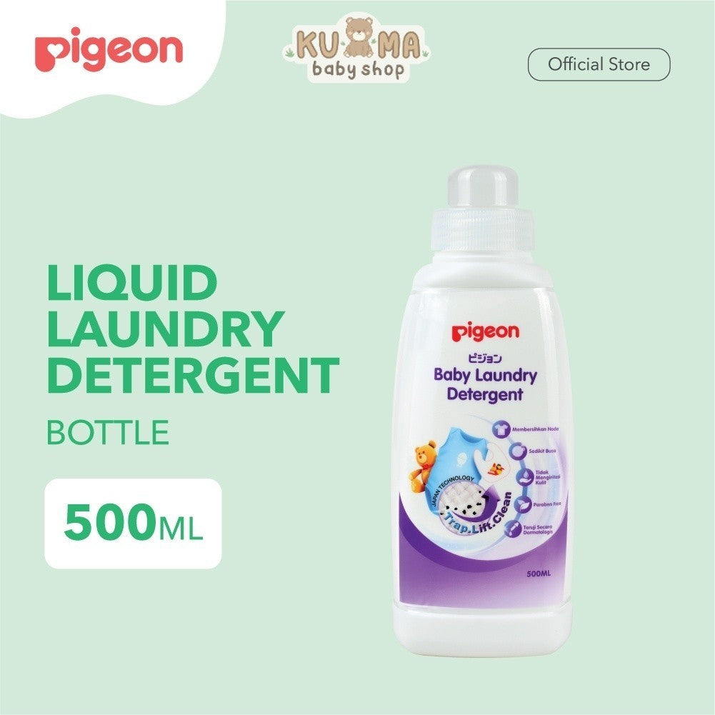 Pigeon Liquid Laundry Detergent 500ml Bottle | Detergent Pakaian Bayi