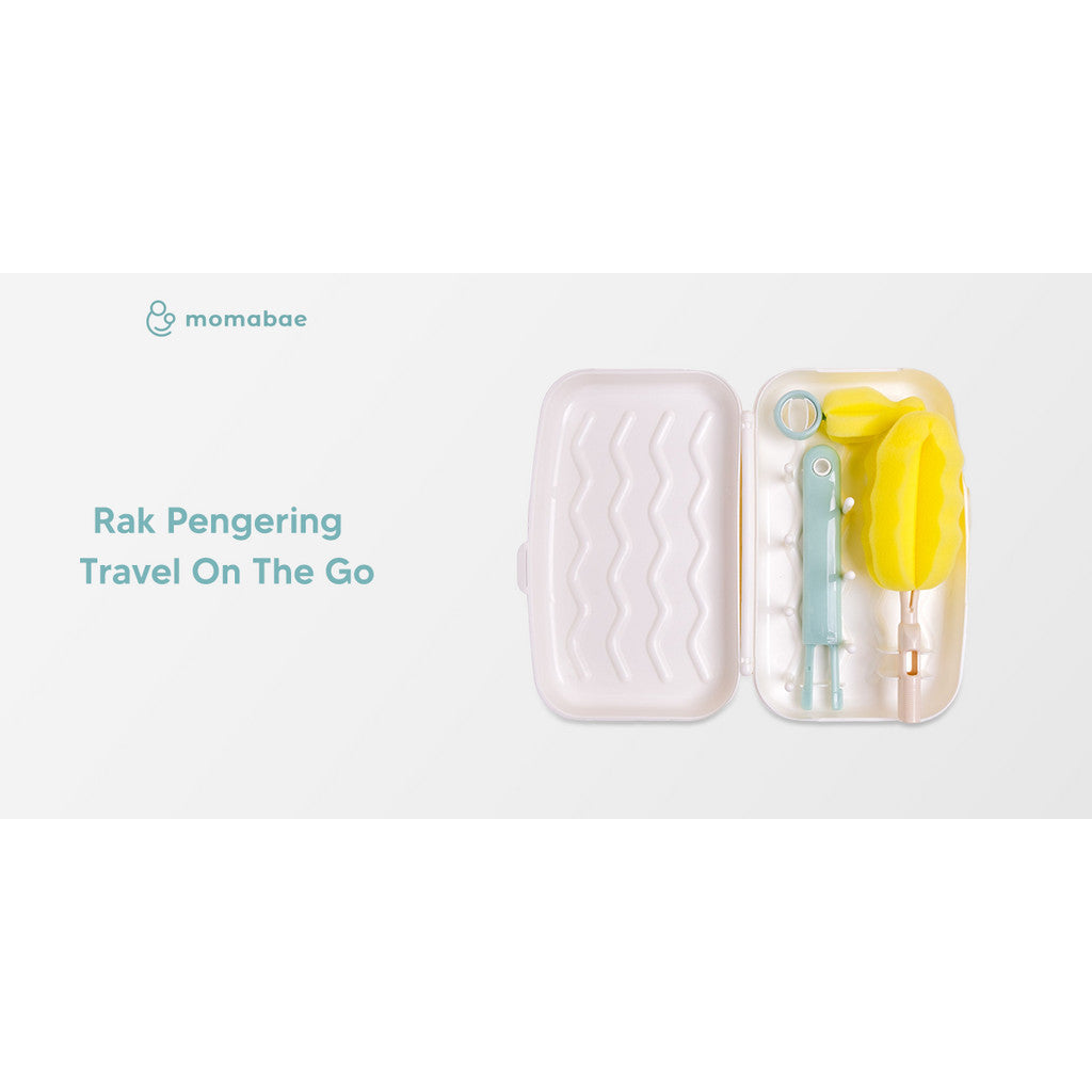 MOMABAE – Rak Pengering Botol Susu Bayi / Rak Botol Susu Bayi / Rak Dot Botol Susu Drying Rack Travel on the Go