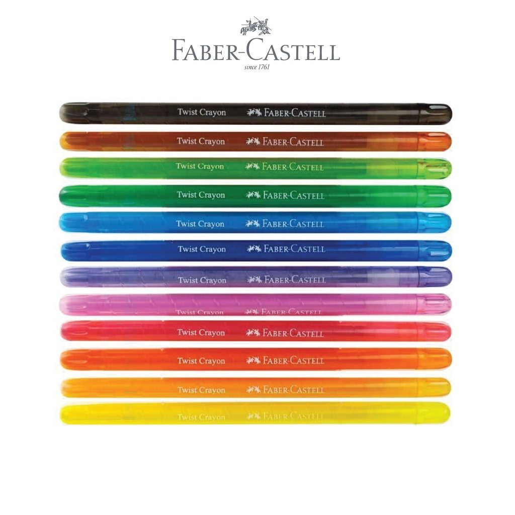 Faber-Castell Twist Crayon set 12 Krayon Set Anak TK