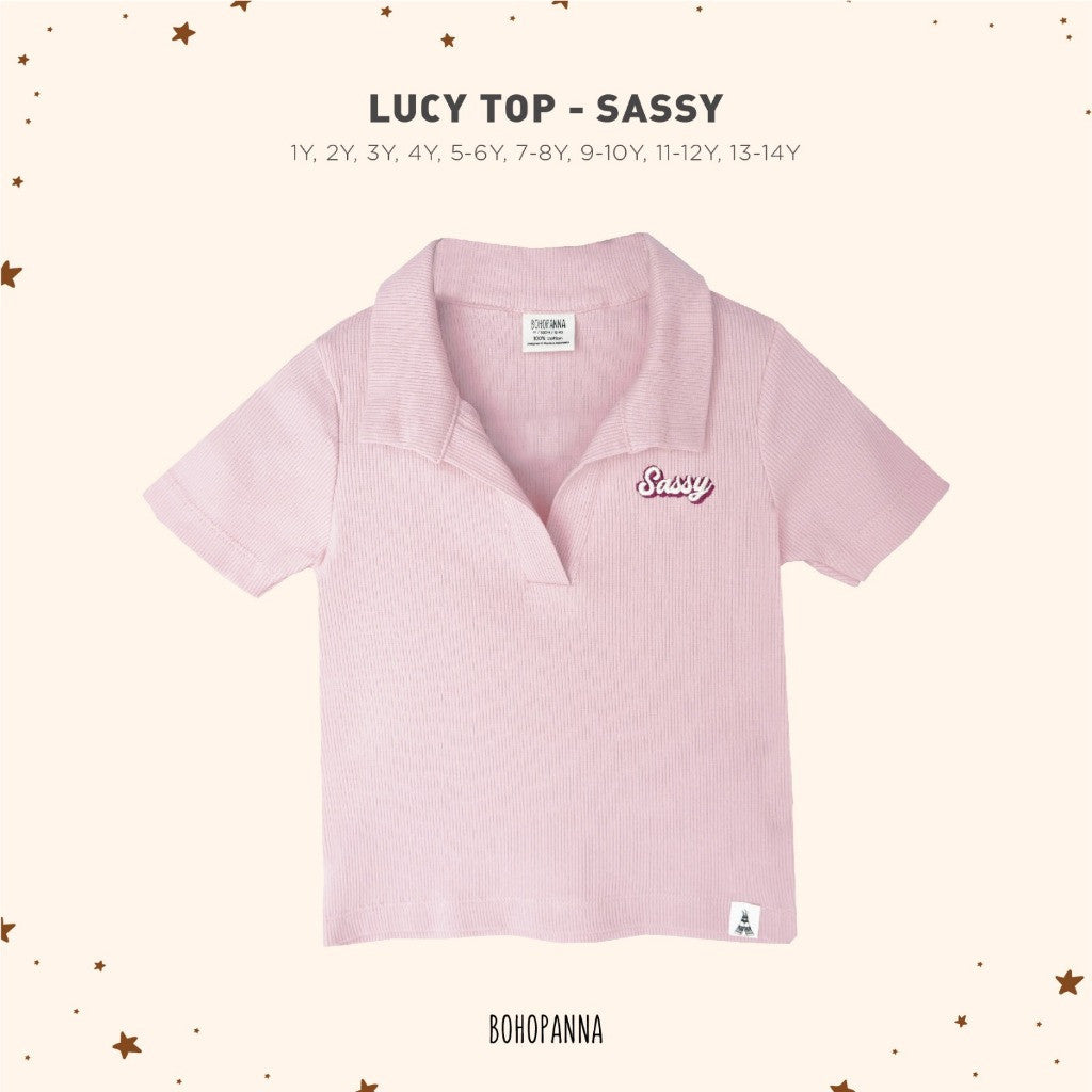 BOHOPANNA - LUCY TOP - Atasan Anak Perempuan - Atasan Polo