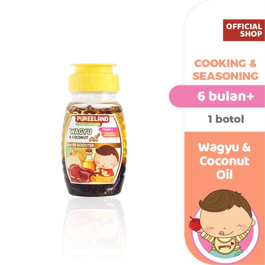 Pureeland Fat MPASI Oil BB Booster / Lemak MPASI Bayi / Mendukung Berat Badan Bayi/ Bumbu MPASI / Bahan MPASI