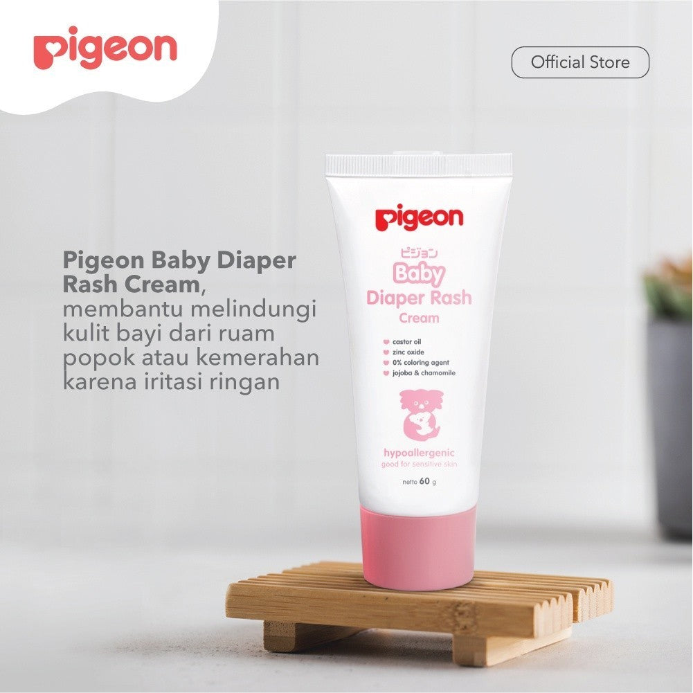 PIGEON Baby Diaper Rash Cream 60Gr | CREAM BAYI UNTUK RUAM POPOK