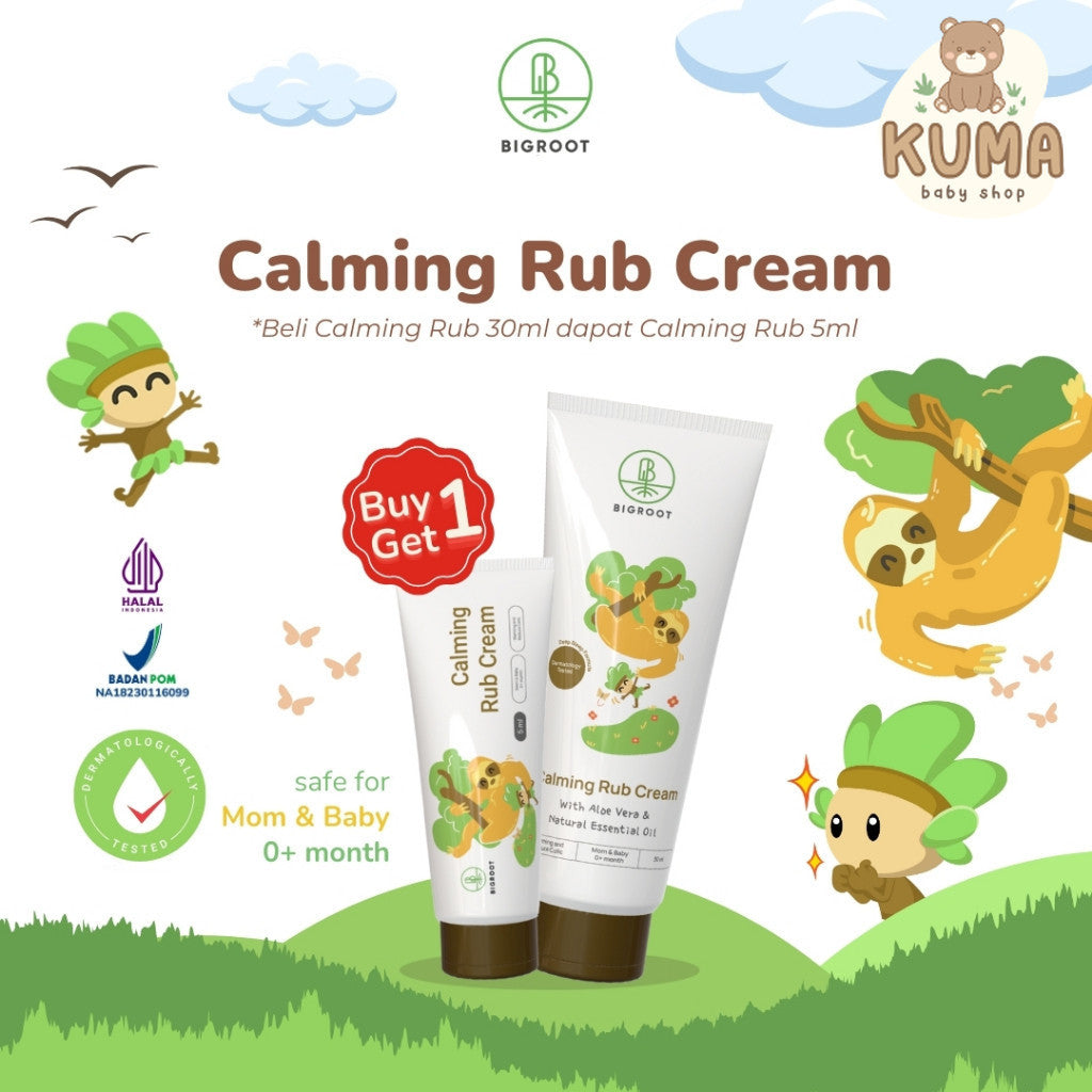 Bigroot Calming Rub Baby Cream 30ml