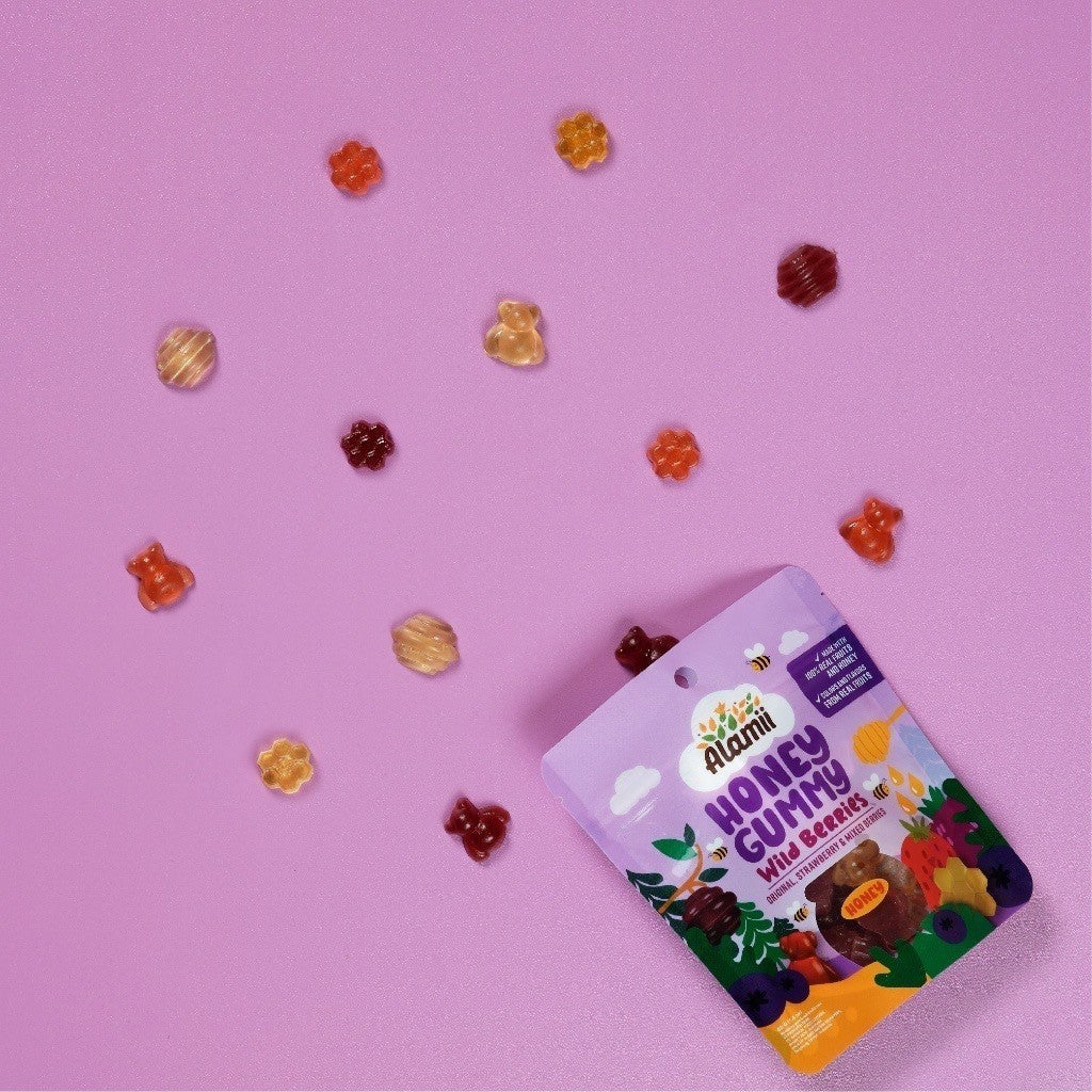 ALAMII Honey Gummy 40g - Wild Berries / Tropical Rush - Cemilan Anak