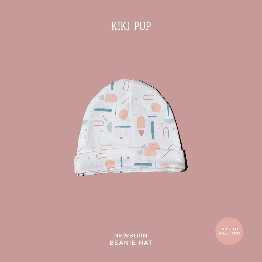 KIKI PUP - Beanie Hat (Abstract)- Topi bayi / Baby hat