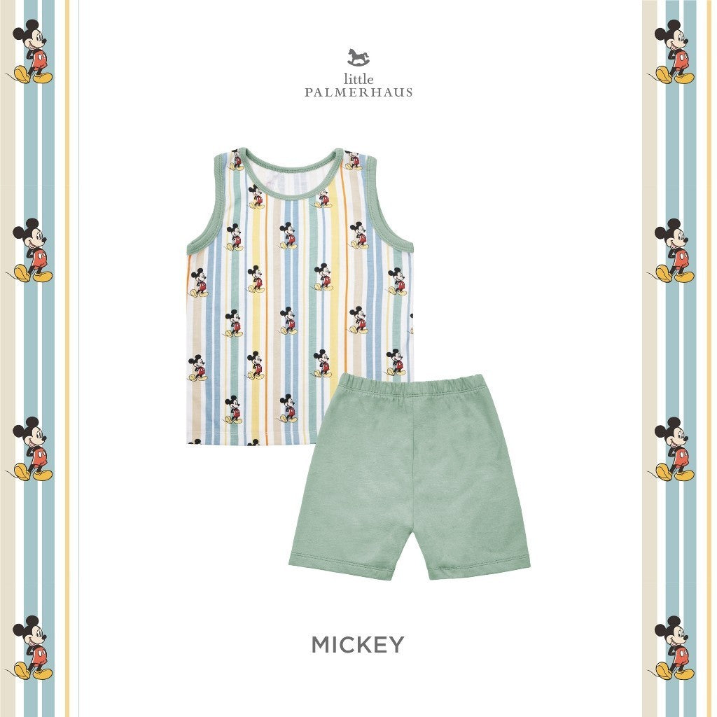 Little Palmerhaus - Mickey and Friends Sleeveless Set (Setelan Baju Anak Lengan Buntung)