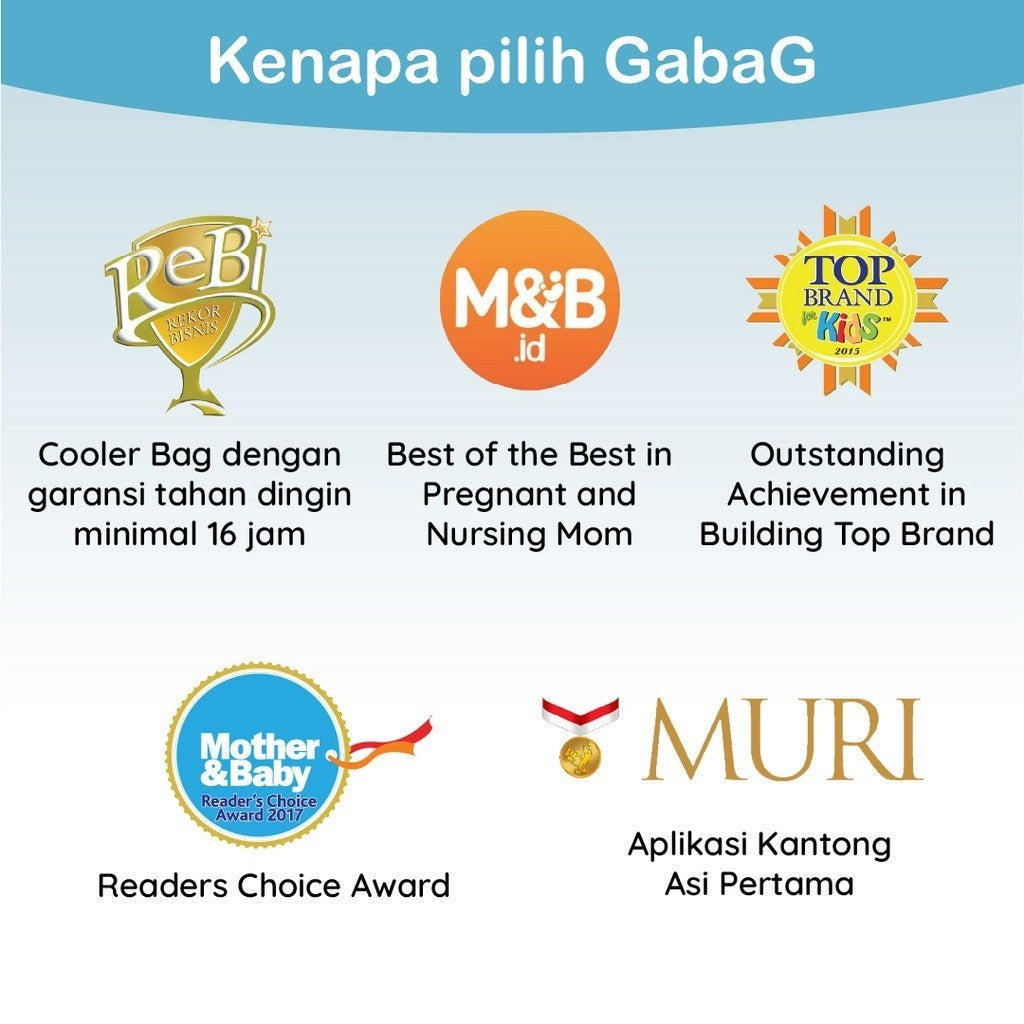 Gabag - Pombag - Bag Penyimpanan Sparepart Breastpump