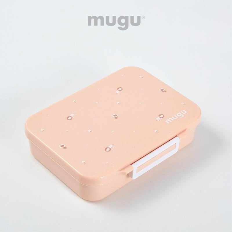Mugu Hearts Mate Tritan Bento Box | Tempat Makan Anak | Lunch Box | Kotak Bekal