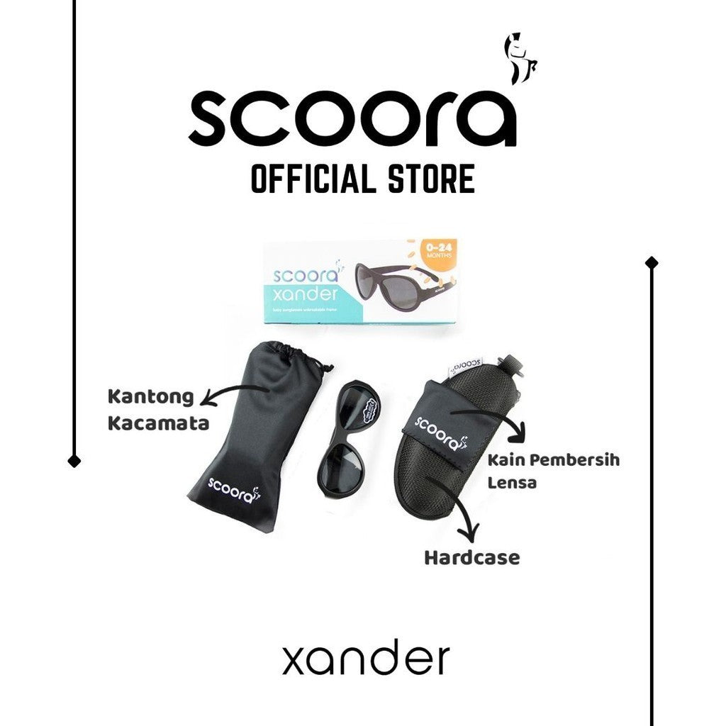 SCOORA Xander Kacamata Bayi Berjemur ( 0-2thn ) Anti UV Baby Sunglasses