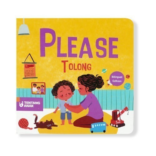 Tentang Anak Board Book - Buku Cerita Anak Bergambar Bilingual Sikap Belajar