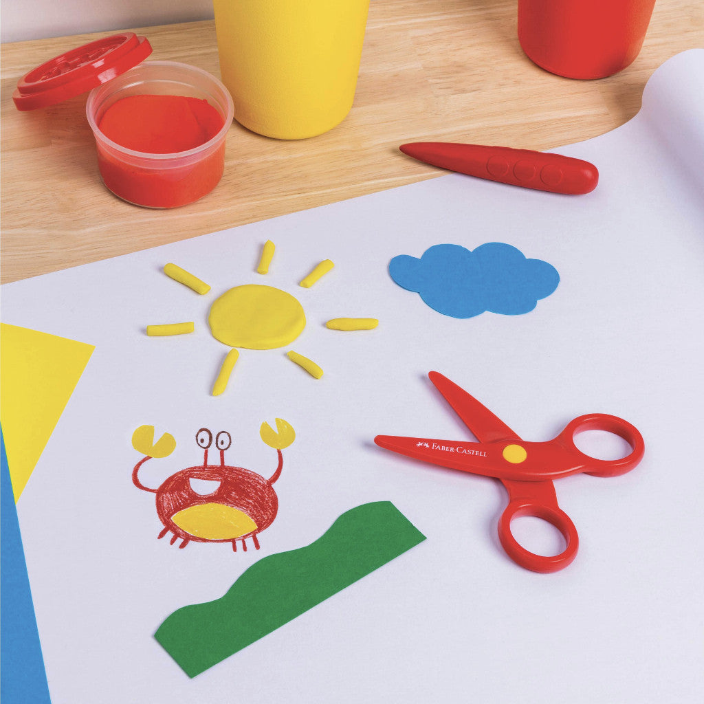 Faber-Castell Little Creative Series - 6 Jumbo Washable Squeeze Paintbrushes