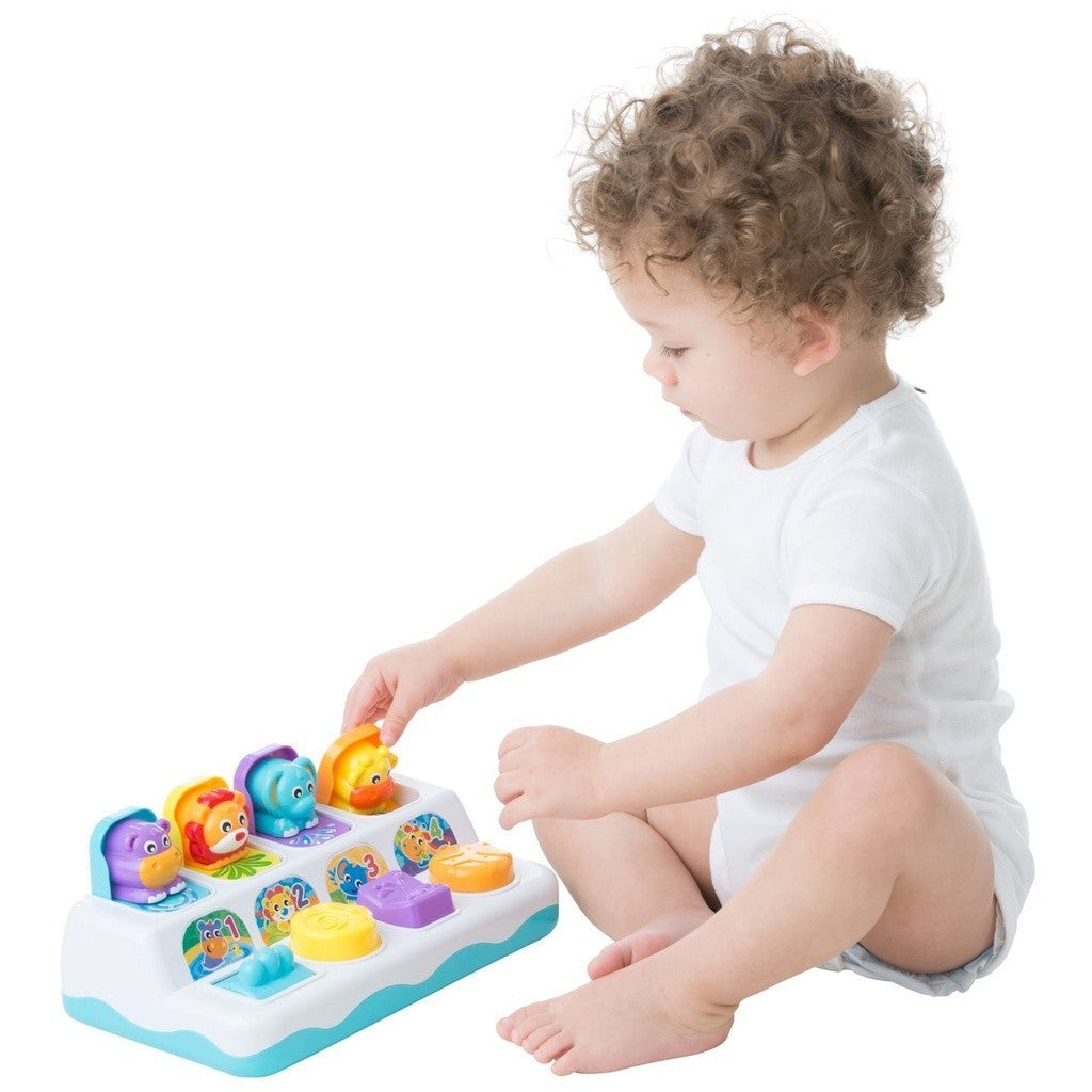 Playgro Music Lights Pop Up Jungle Pal- Mainan Suara Musik Anak Balita