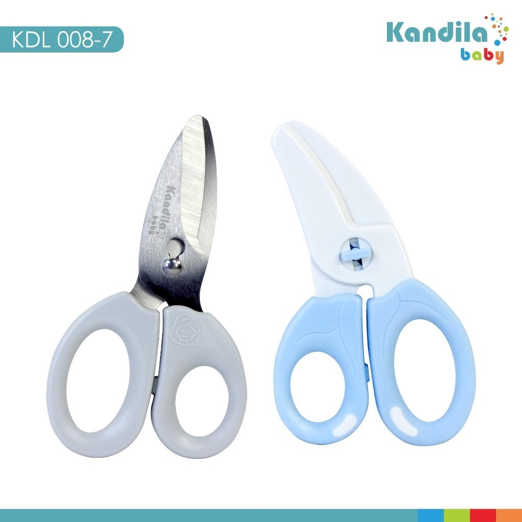 KANDILA BABY FOOD SCISSORS KDL 008-7 / GUNTING MAKANAN / ALAT BANTU MEMBUAT MPASI / GUNTING MAKANAN ANAK ANAK