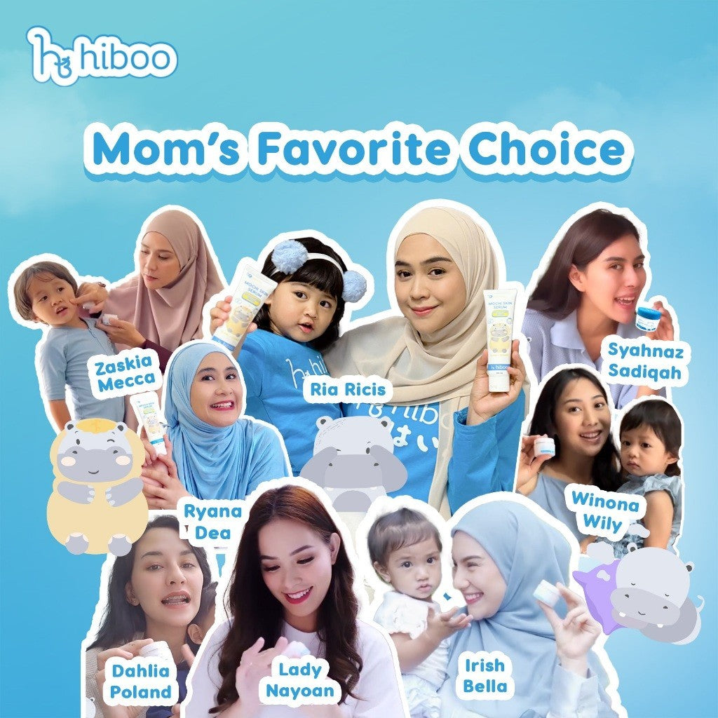 Hiboo Mochi Glow Baby Serum with Japanese White Tomato 2 in 1 Face Cream Bayi & Body Lotion Bayi 50 ml - Skincare Bayi Newborn Cream Wajah Bayi Whitening Cream C22