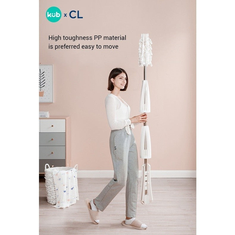 KUB x CL Folding Umbrella Stand | Tiang Jemuran Baju Bayi Anak