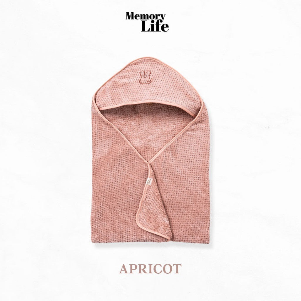 MemoryLife - Croffle Hooded Towel | Handuk Towel Hoodie Anak Premium