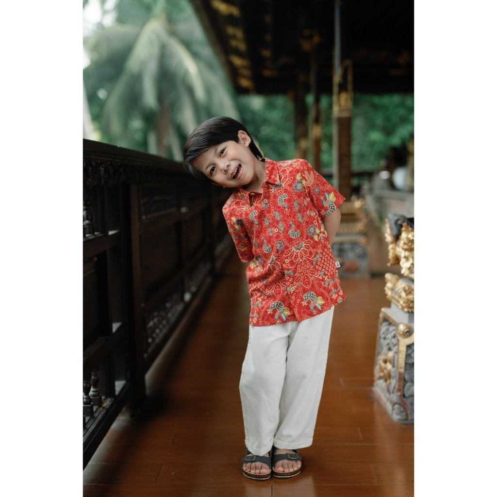 BOHOPANNA - BATIK SHIRT - Atasan Batik Anak Laki-Laki 2420