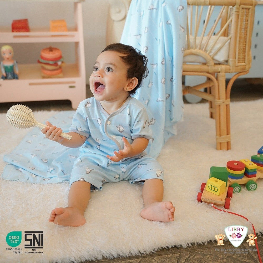 LIBBY Slaber/Bib/Celemek/Tatakan Iler Motif Baby Collection (1pcs)