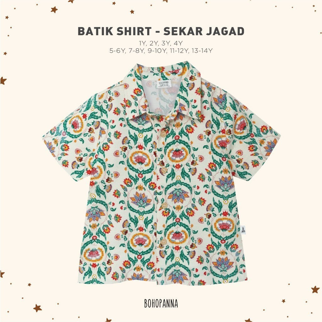 BOHOPANNA - BATIK SHIRT - Atasan Batik Anak Laki-Laki 2420
