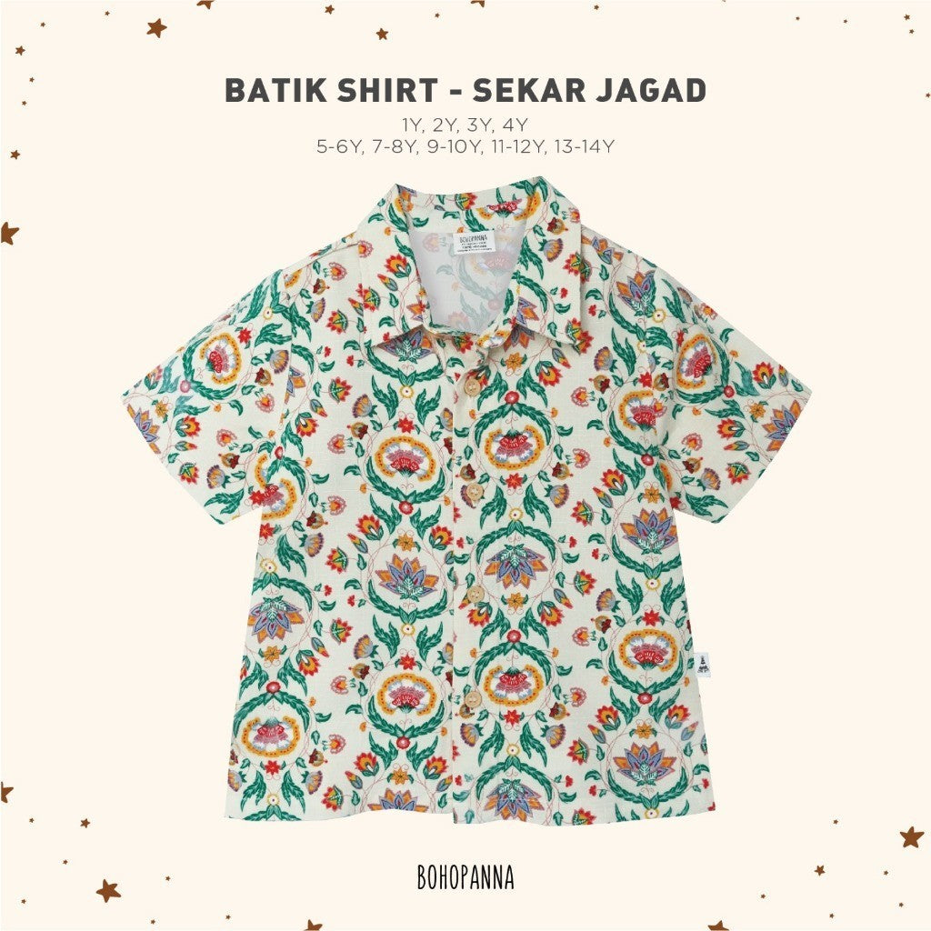 BOHOPANNA - BATIK SHIRT - Atasan Batik Anak Laki-Laki 2420