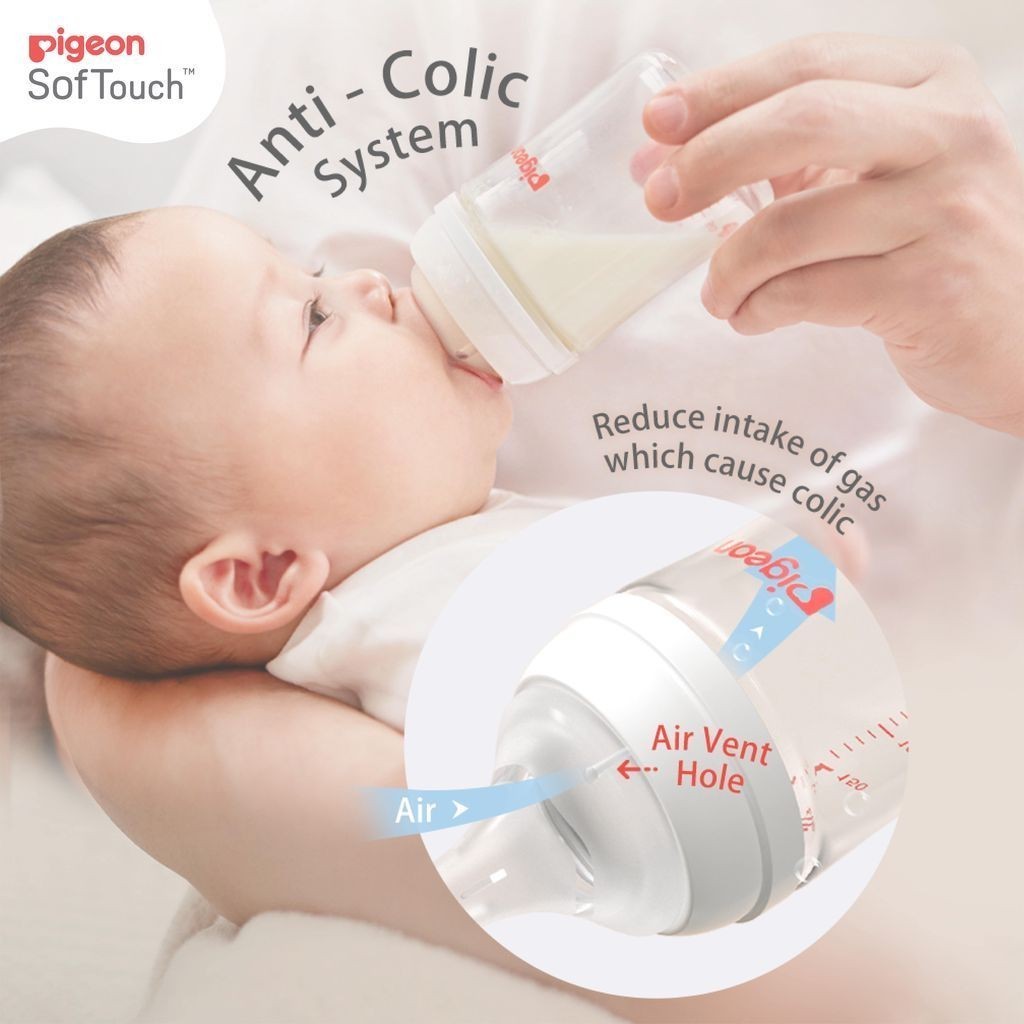 Pigeon SofTouch BPP Nursing Wide Neck Bottle Botol Susu Bayi