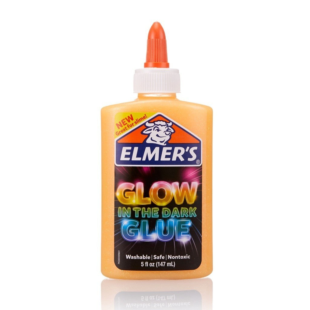 ELMERS Glow in the dark Glue 147ml Lem Glow In the Dark Lem Nyala Bahan Slime Campuran Slime Lem Warna