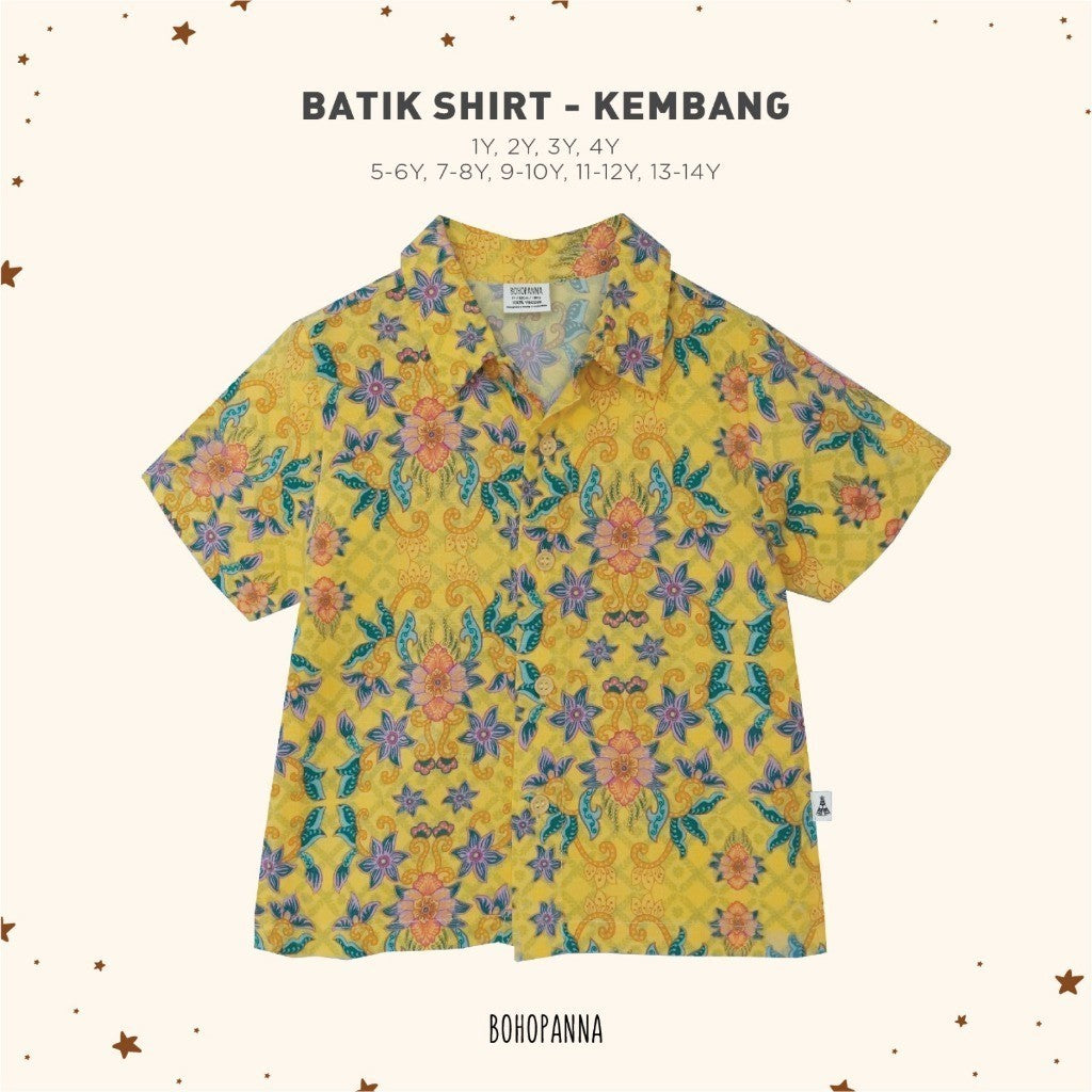 BOHOPANNA - BATIK SHIRT - Atasan Batik Anak Laki-Laki 2420