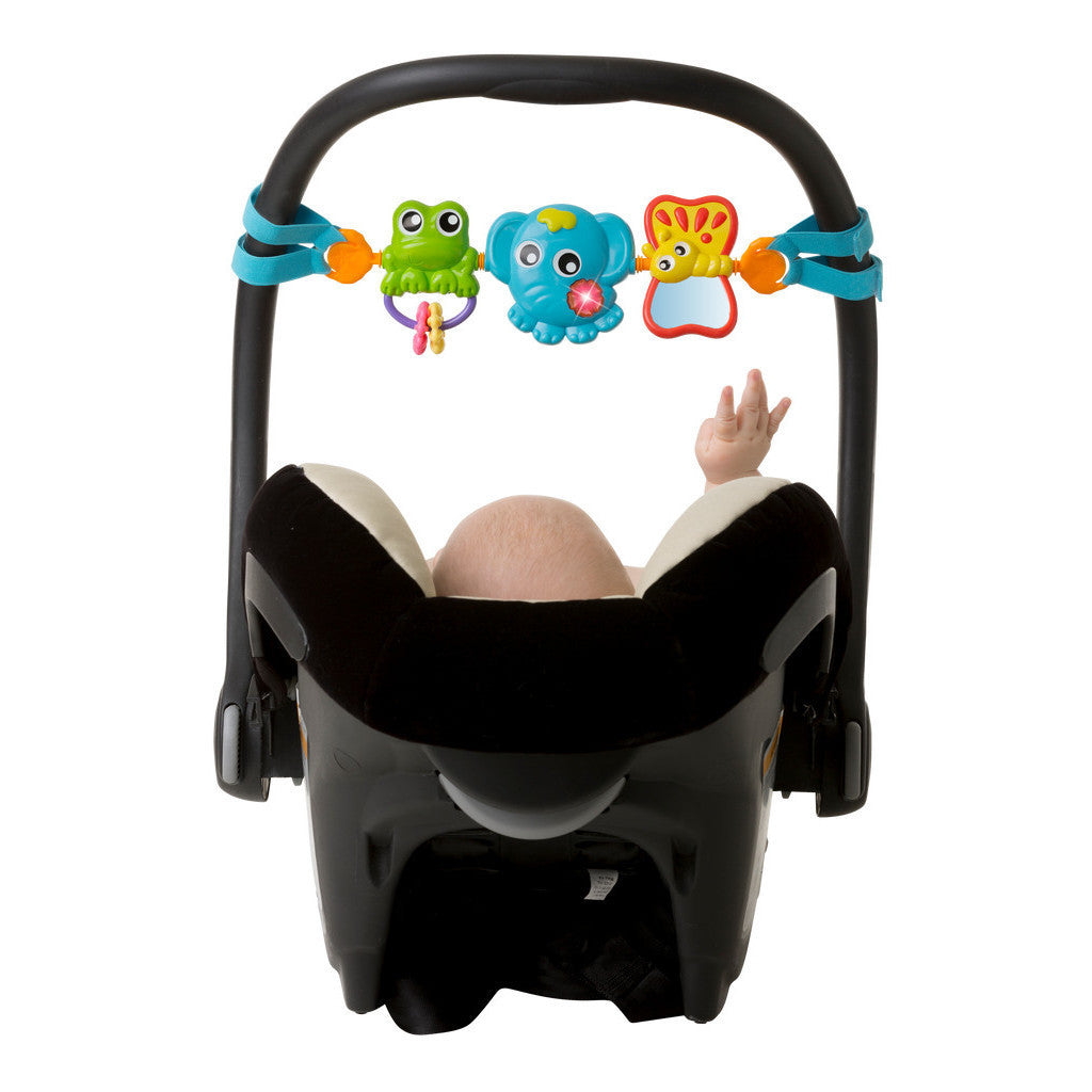 Playgro Travel Trio Musical Pram Tie - Mainan Musik Anak
