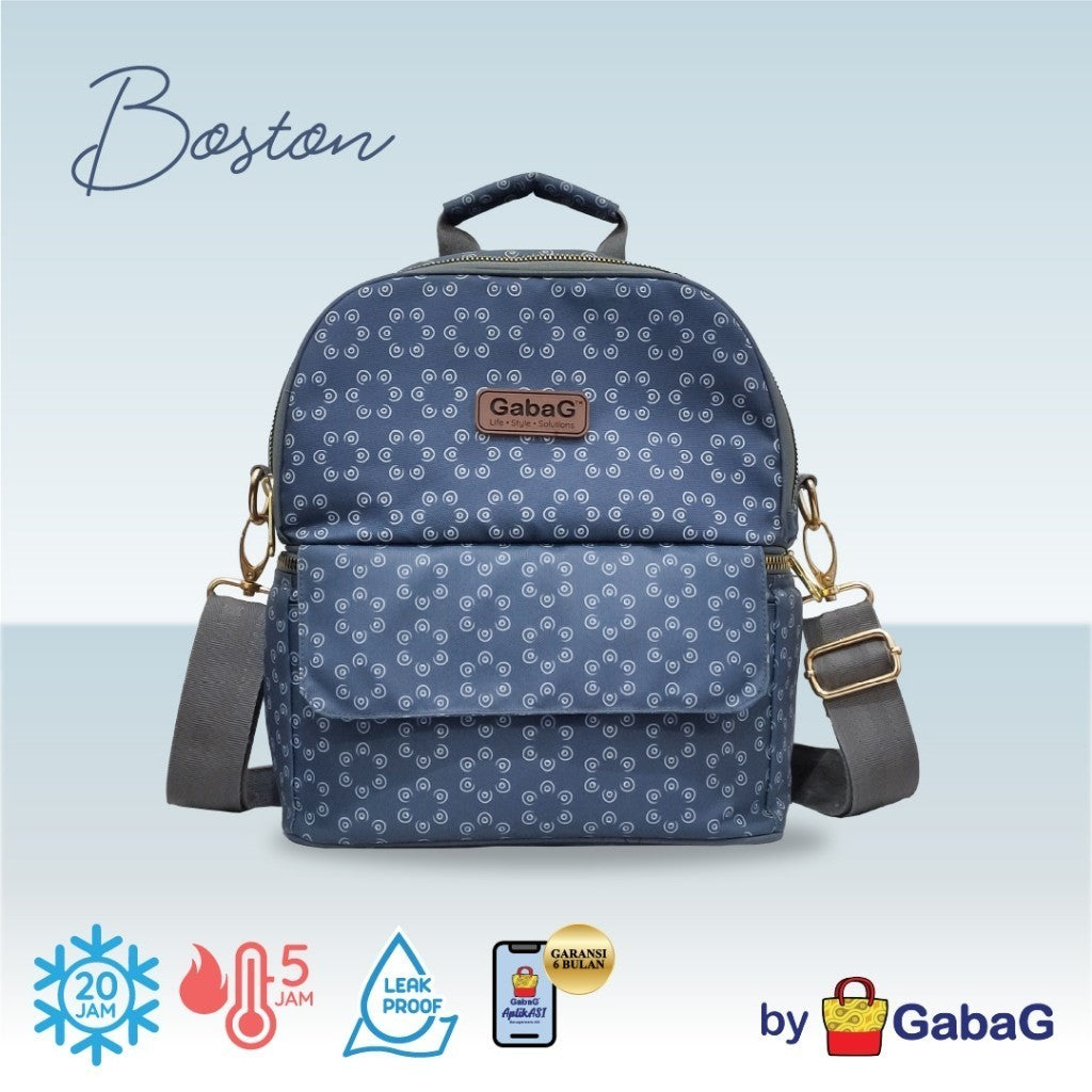 GabaG Tas Asi - Cooler Bag - Diaper Bag Backpack Sling Double Compartment Mommy Bag