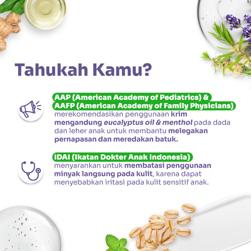 Expert Care Calming Rub Cream | Aroma Telon & Lavender | Kuatkan Imun Legakan Napas Redakan Kembung