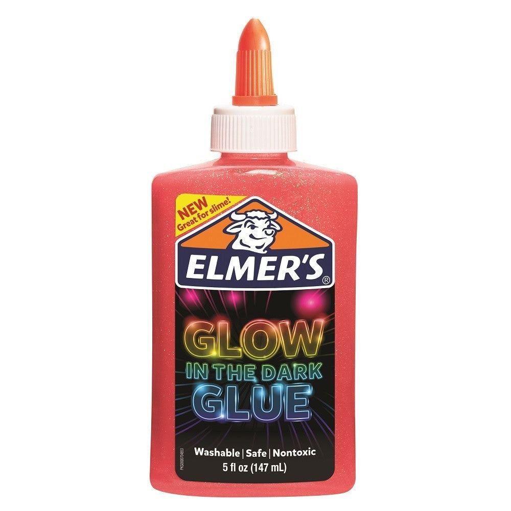 ELMERS Glow in the dark Glue 147ml Lem Glow In the Dark Lem Nyala Bahan Slime Campuran Slime Lem Warna