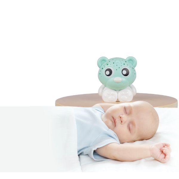 Playgro Goodnight Bear Light Projector Mint - Lampu Tidur Anak