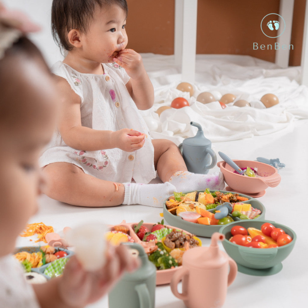BenBen Premium Silicone Sippy Cup with Handle Gelas Minum Bayi Anak Latihan