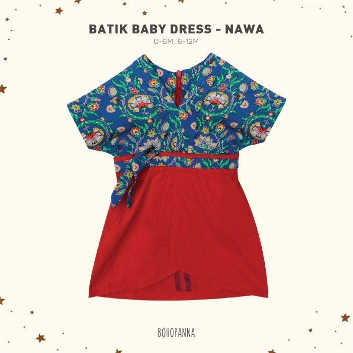 BOHOPANNA - BATIK BABY DRESS - DRESS ANAK PEREMPUAN