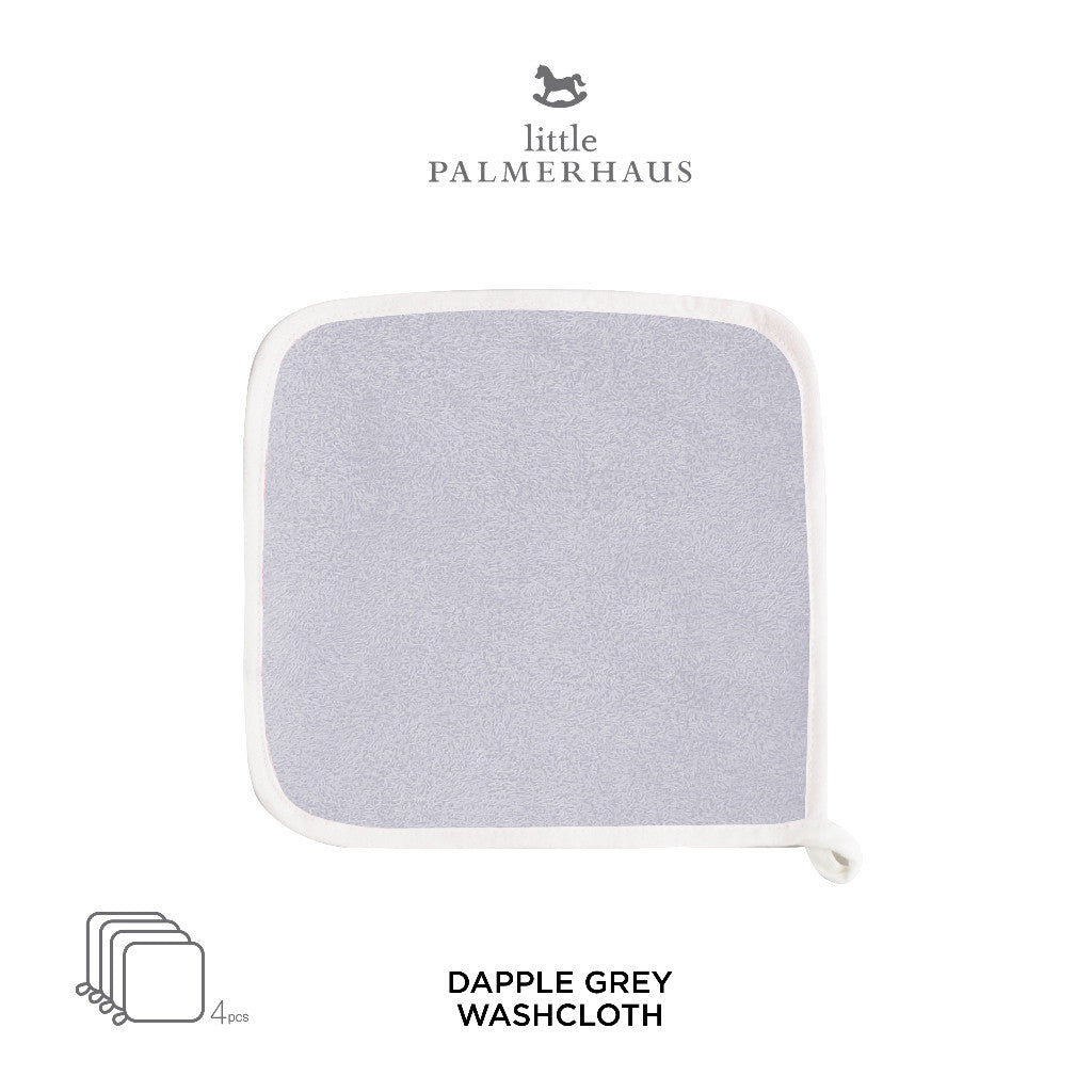 Little Palmerhaus Washcloth Bam & Boo Bamboo Washcloth 5.0 | Lap Mandi Bayi | Sapu Tangan Bayi