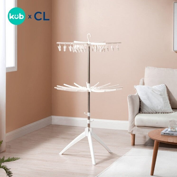 KUB x CL Folding Umbrella Stand | Tiang Jemuran Baju Bayi Anak