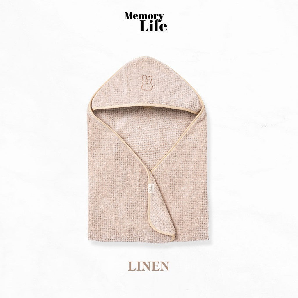 MemoryLife - Croffle Hooded Towel | Handuk Towel Hoodie Anak Premium