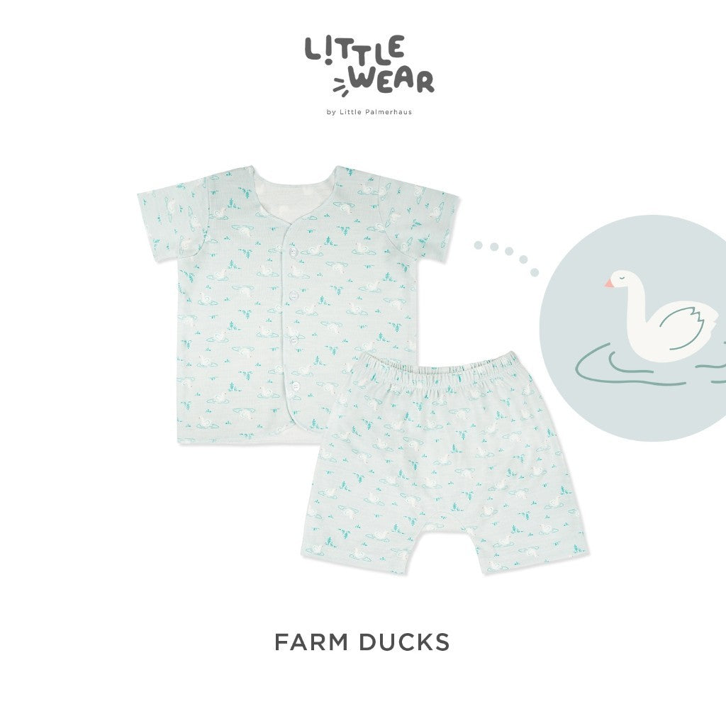 Little Palmerhaus - Little Wear Short Set 22.0 (Setelan Bayi Lengan Pendek)