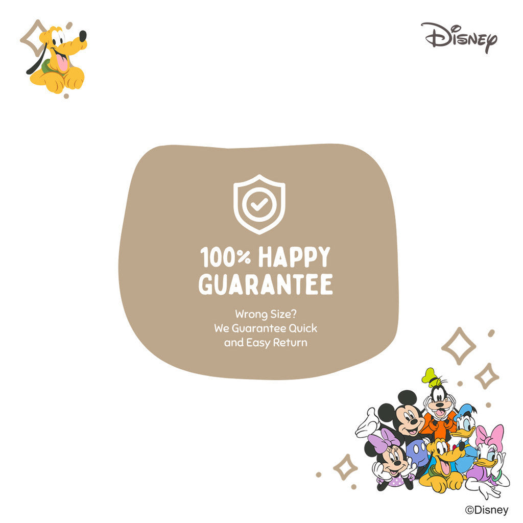 Zuma Baby x Mickey & Friends Brown, Sandal Jepit Bayi Karet Tali Belakang, Coklat