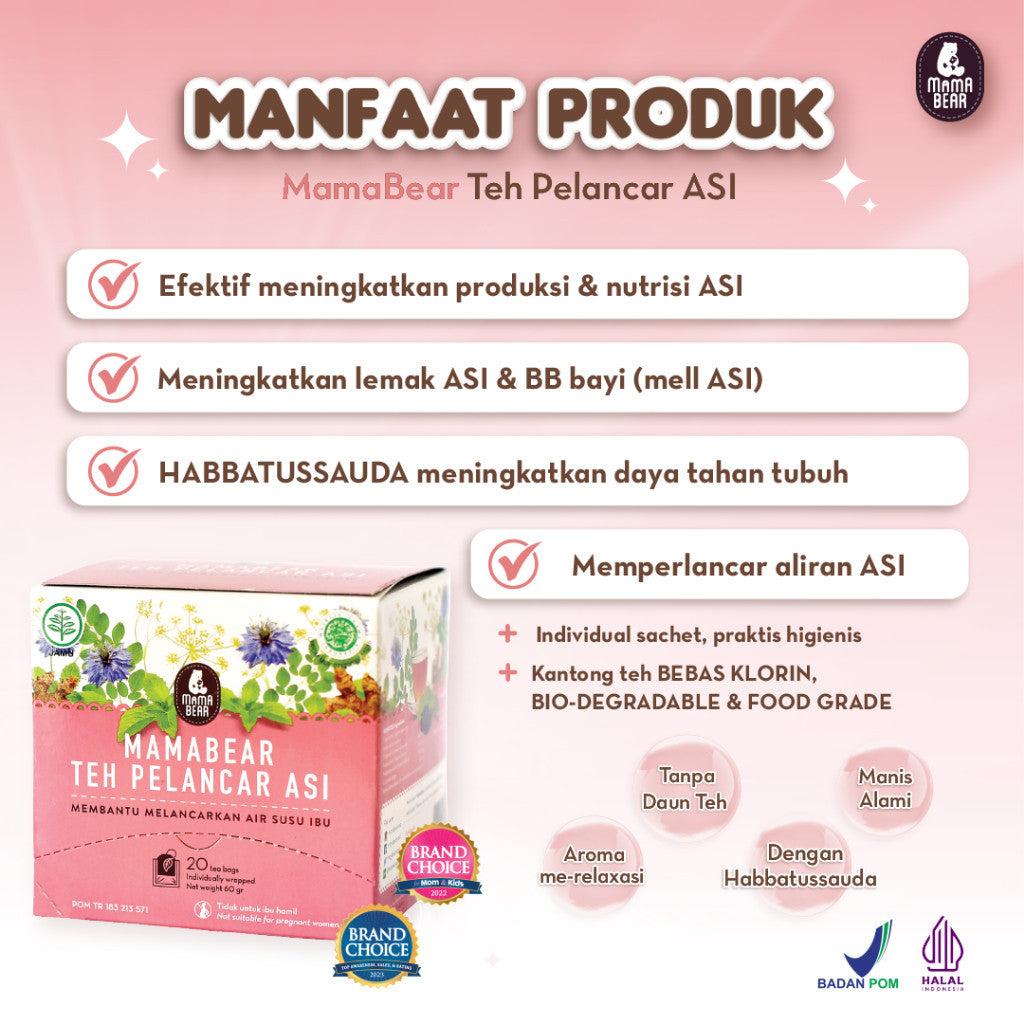 MamaBear X Jessica Mila Package - ASI Booster Gift Hadiah Pelancar Peningkat Produksi ASI