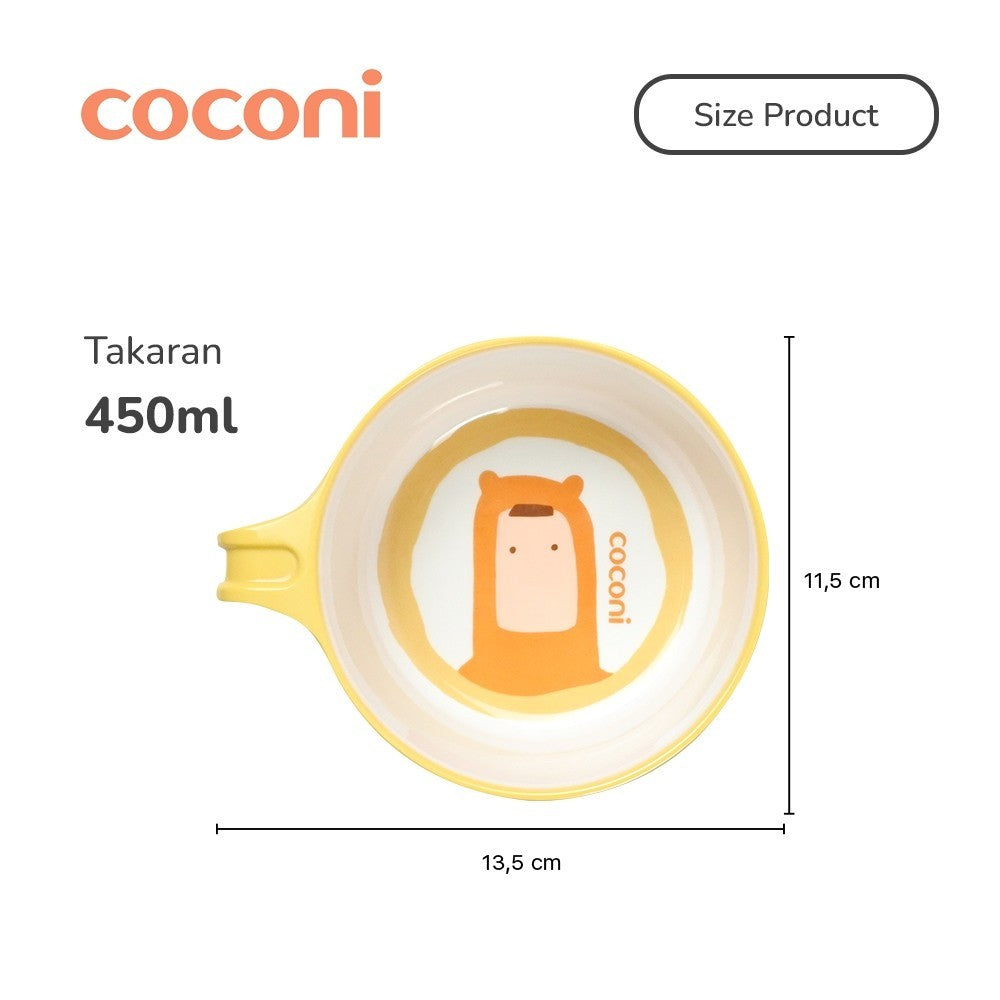 COCONI Melamine MunchBowl | Mangkuk Melamin Anak Bayi MPASI BPA FREE FOOD GRADE