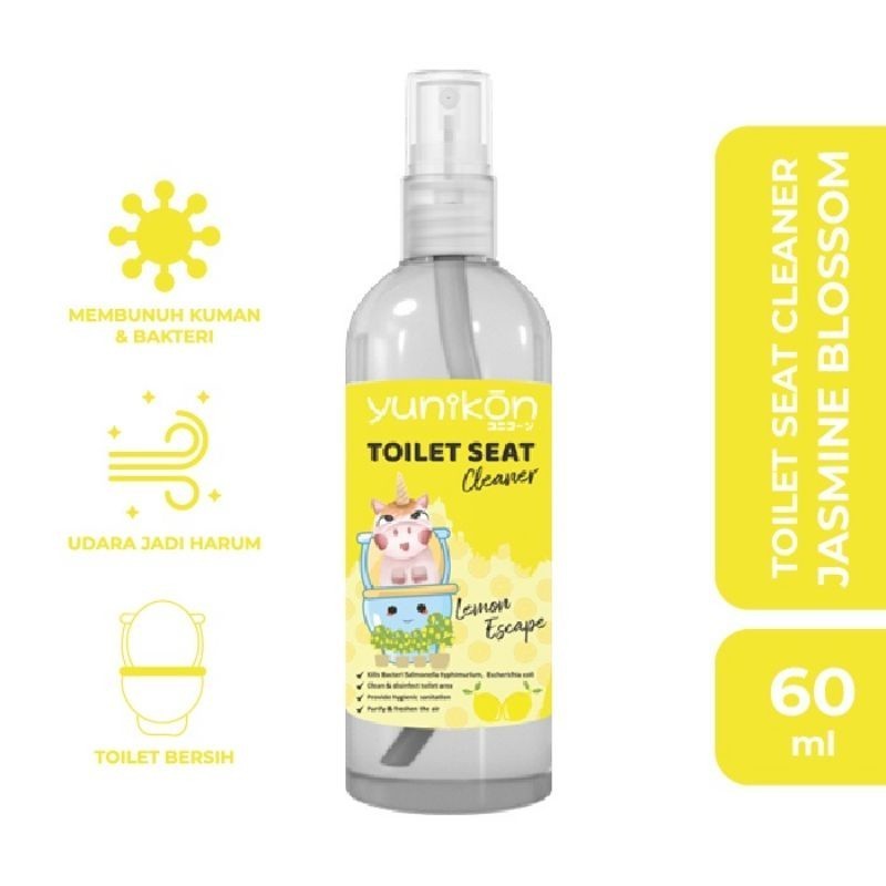YUNIKON - TOILET SEAT CLEANER SPRAY 60ml Pembersih Dudukan Toilet Kloset Wangi Anti Bakteri