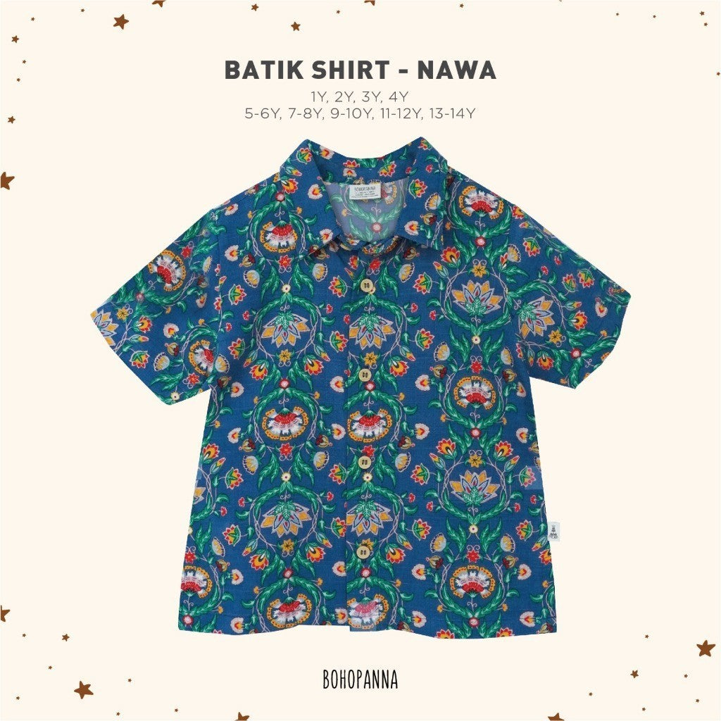 BOHOPANNA - BATIK SHIRT - Atasan Batik Anak Laki-Laki 2420
