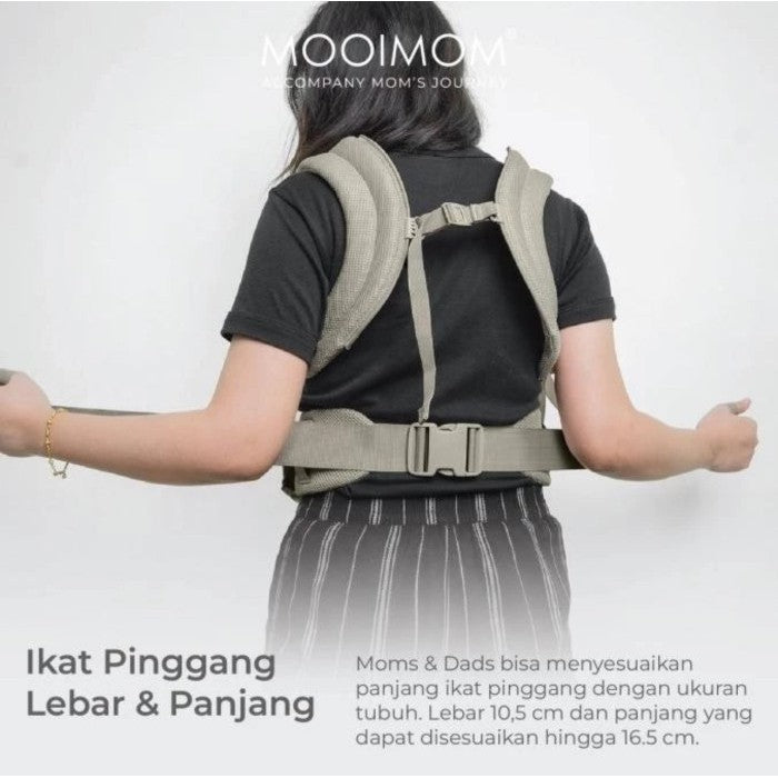 MOOIMOM WONDER CARRIER PURE SERIES ORIGINAL GENDONGAN DEPAN BAYI BALITA