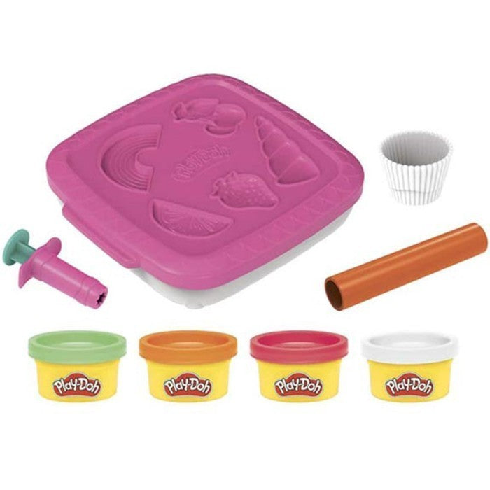 Play Doh Create n Go Cupcakes Playset Hasbro F7527 Playdoh Pink